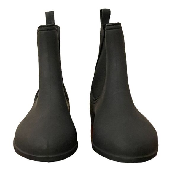 JC Play By Jeffrey Campbell Women's Chelsea Rain Boots Black Size 8 New - Picture 5 of 6